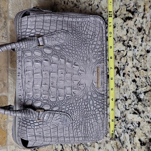 Brahmin Micaela Grey Tetra Satchel - Picture 3 of 16
